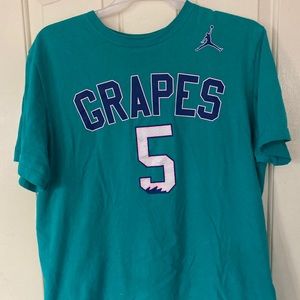 Air Jordan “Grapes 5” tee